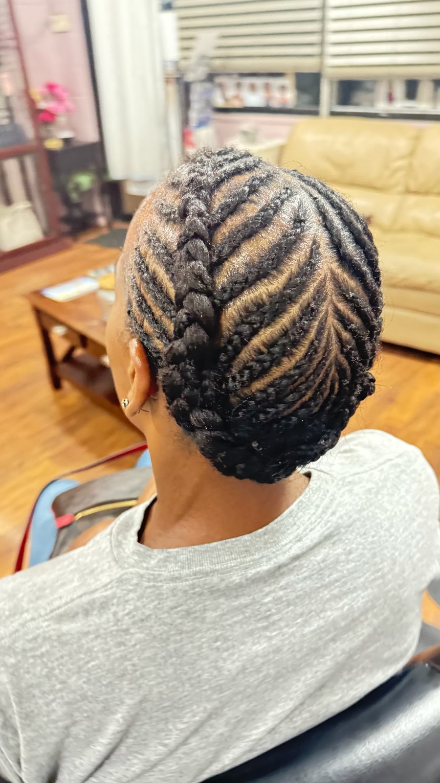 Braided updo